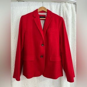 Talbots Red Wool Blazer Women’s 16